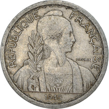 Munten, FRANS INDO-CHINA, 20 Cents, 1945, Paris, ZF, Aluminium, KM:29.1