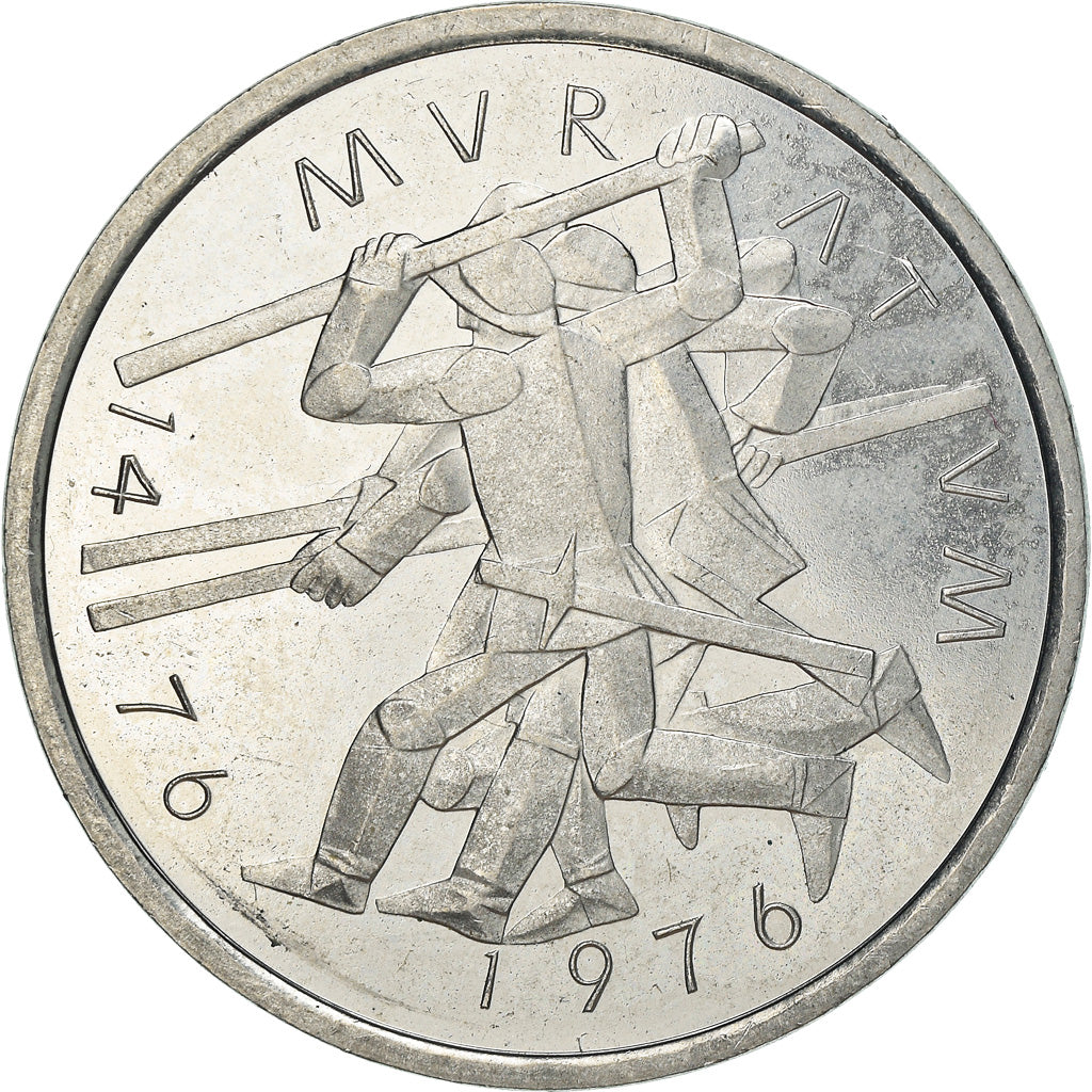 Coin, Switzerland, 5 Francs, 1976, Bern, AU(55-58), Copper-nickel, KM:40a.1