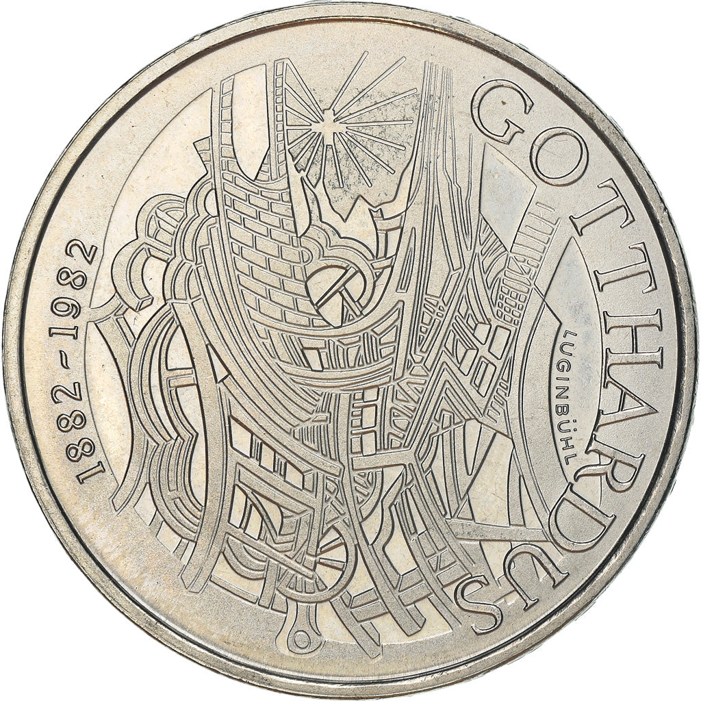 Moneta, Svizzera, 5 Francs, 1982, Paris, BB, Rame-nichel, KM:61