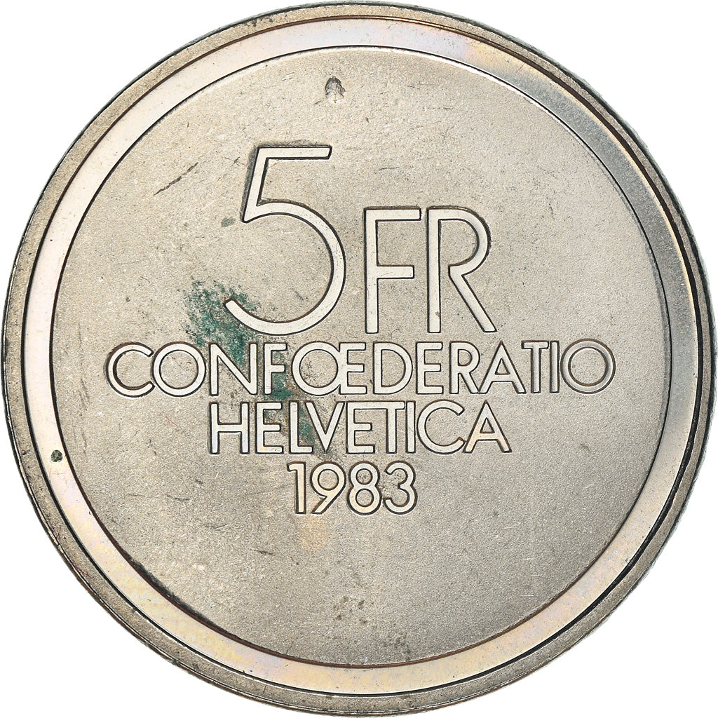 Monnaie, Suisse, 5 Francs, 1983, Bern, TTB+, Cupro-nickel, KM:62