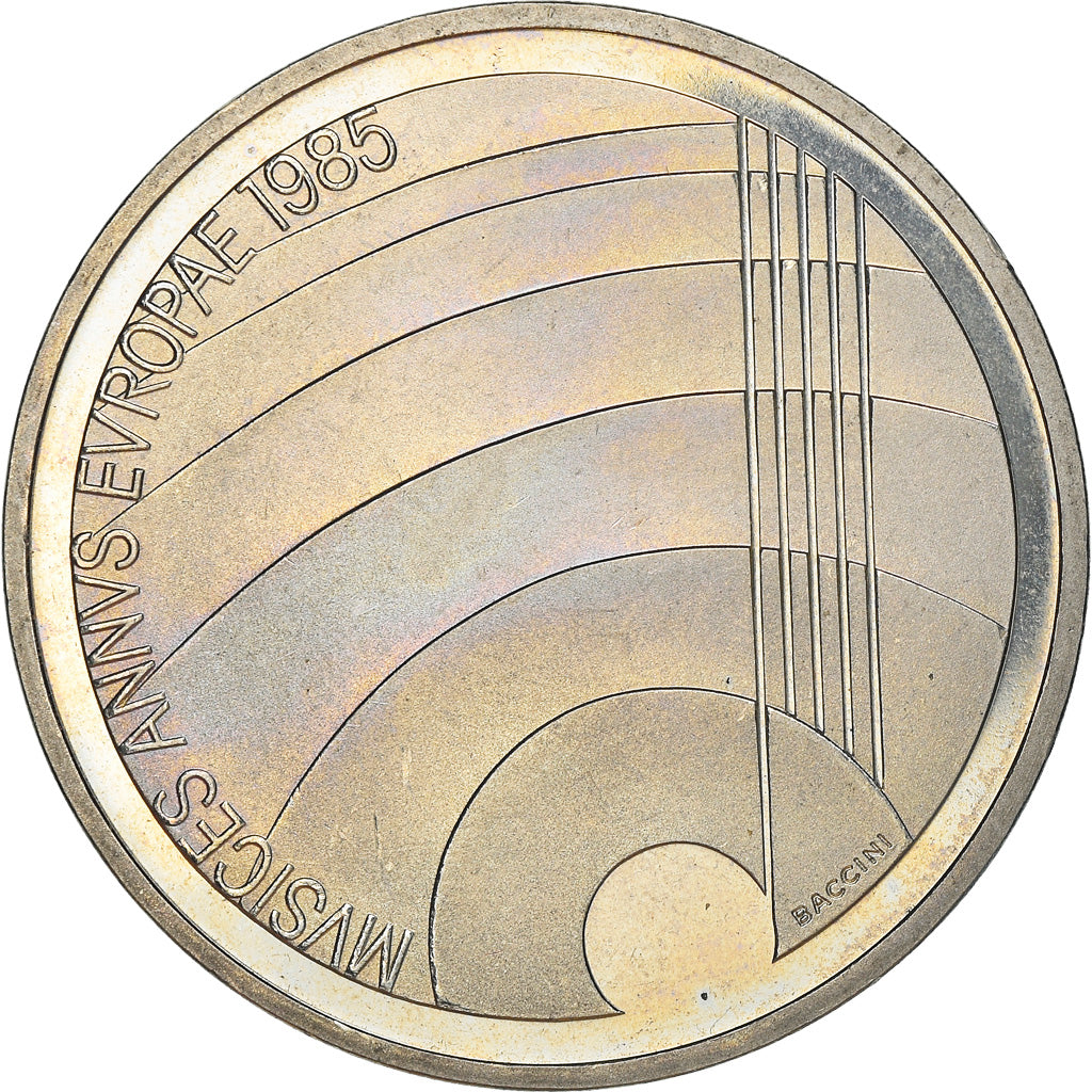 Coin, Switzerland, 5 Francs, 1985, Bern, AU(55-58), Copper-nickel, KM:64
