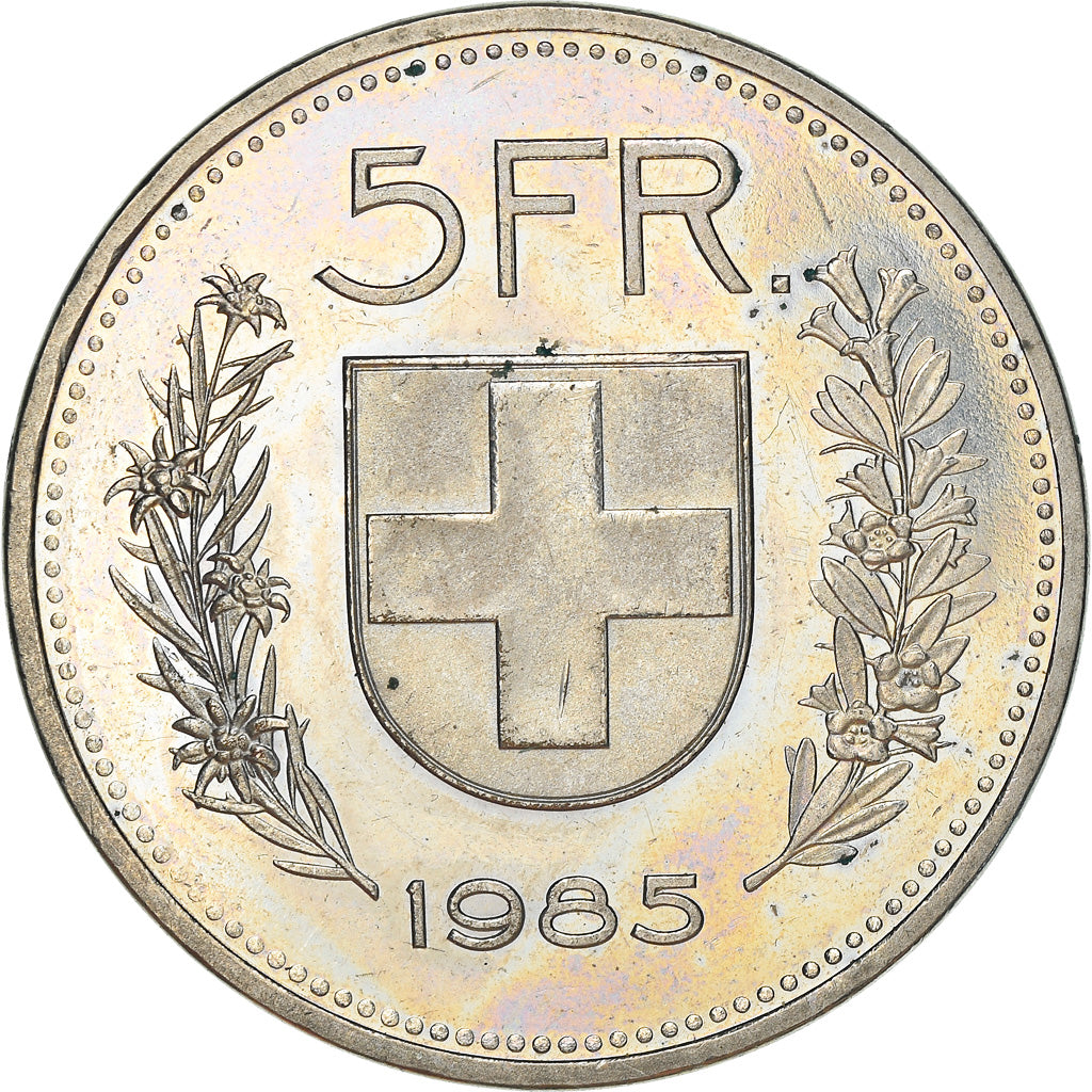 Monnaie, Suisse, 5 Francs, 1985, Bern, SUP, Cupro-nickel, KM:40a.3