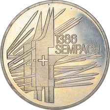 Moneta, Szwajcaria, 5 Francs, 1986, Bern, AU(55-58), Miedź-Nikiel, KM:65