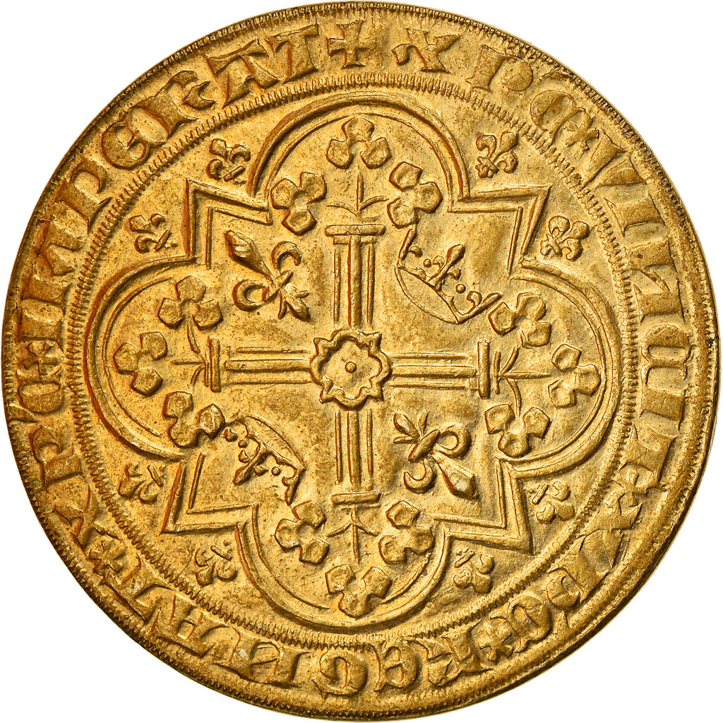 Frankrijk, Medaille, Reproduction du Franc à Pied, Charles V, History, PR