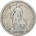 Moeda, Suíça, 2 Francs, 1878, Bern, VF(30-35), Prata, KM:21