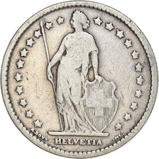 Moeda, Suíça, Franc, 1903, Bern, VF(30-35), Prata, KM:24