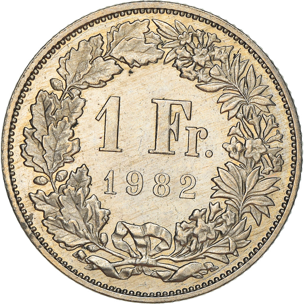 Munten, Zwitserland, Franc, 1982, Bern, PR, Cupro-nikkel, KM:24a.2