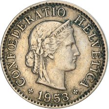 Monnaie, Suisse, 5 Rappen, 1953, Bern, TB+, Cupro-nickel, KM:26