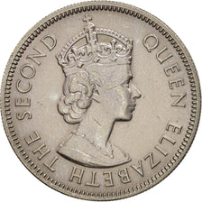 Belize, 25 Cents, 1974, AU(55-58), Copper-nickel, KM:36