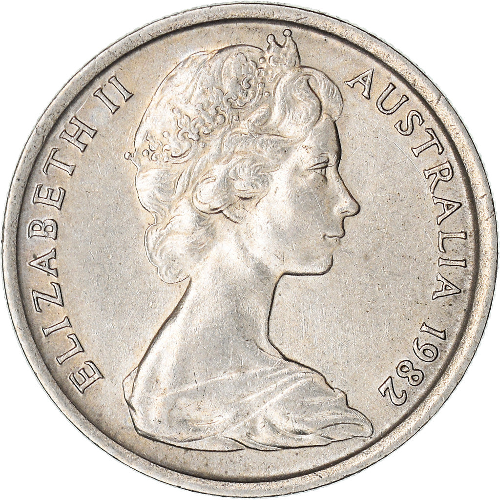 Munten, Australië, Elizabeth II, 5 Cents, 1982, Melbourne, ZF, Cupro-nikkel