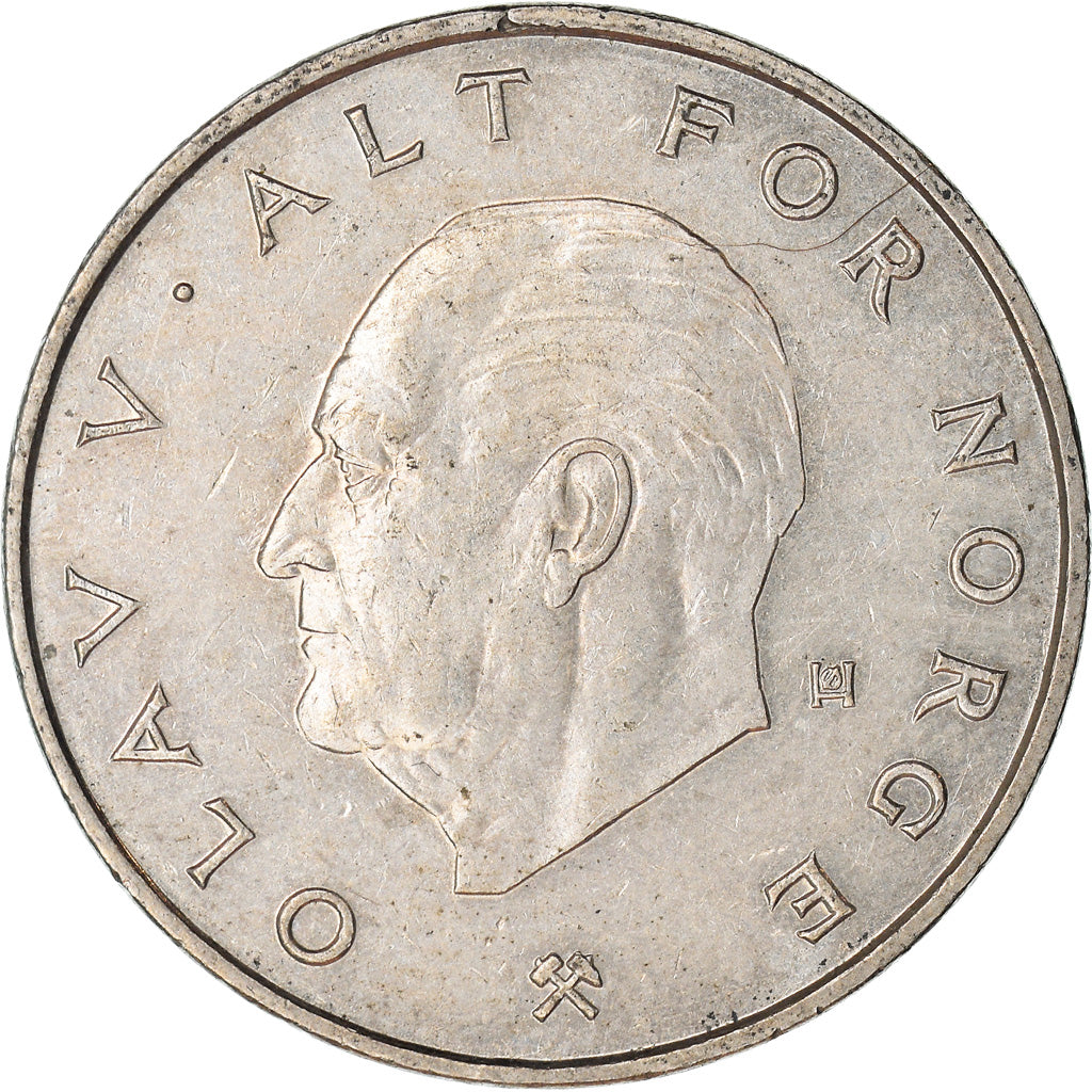 Moneda, Noruega, Olav V, Krone, 1979, BC+, Cobre - níquel, KM:419