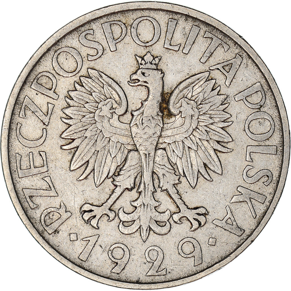 Münze, Polen, Zloty, 1929, Warsaw, SS, Nickel, KM:14