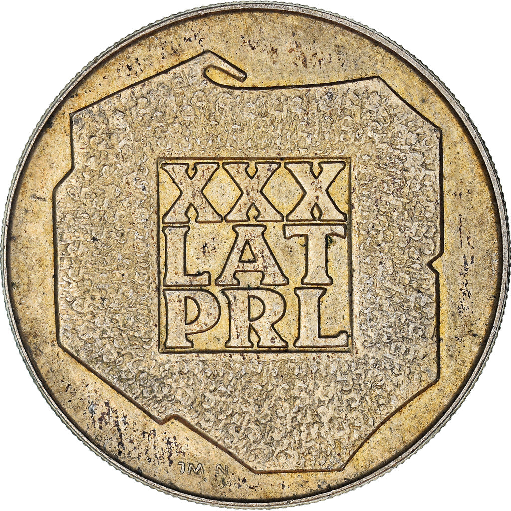 Moneda, Polonia, 200 Zlotych, 1974, Warsaw, MBC, Plata, KM:72