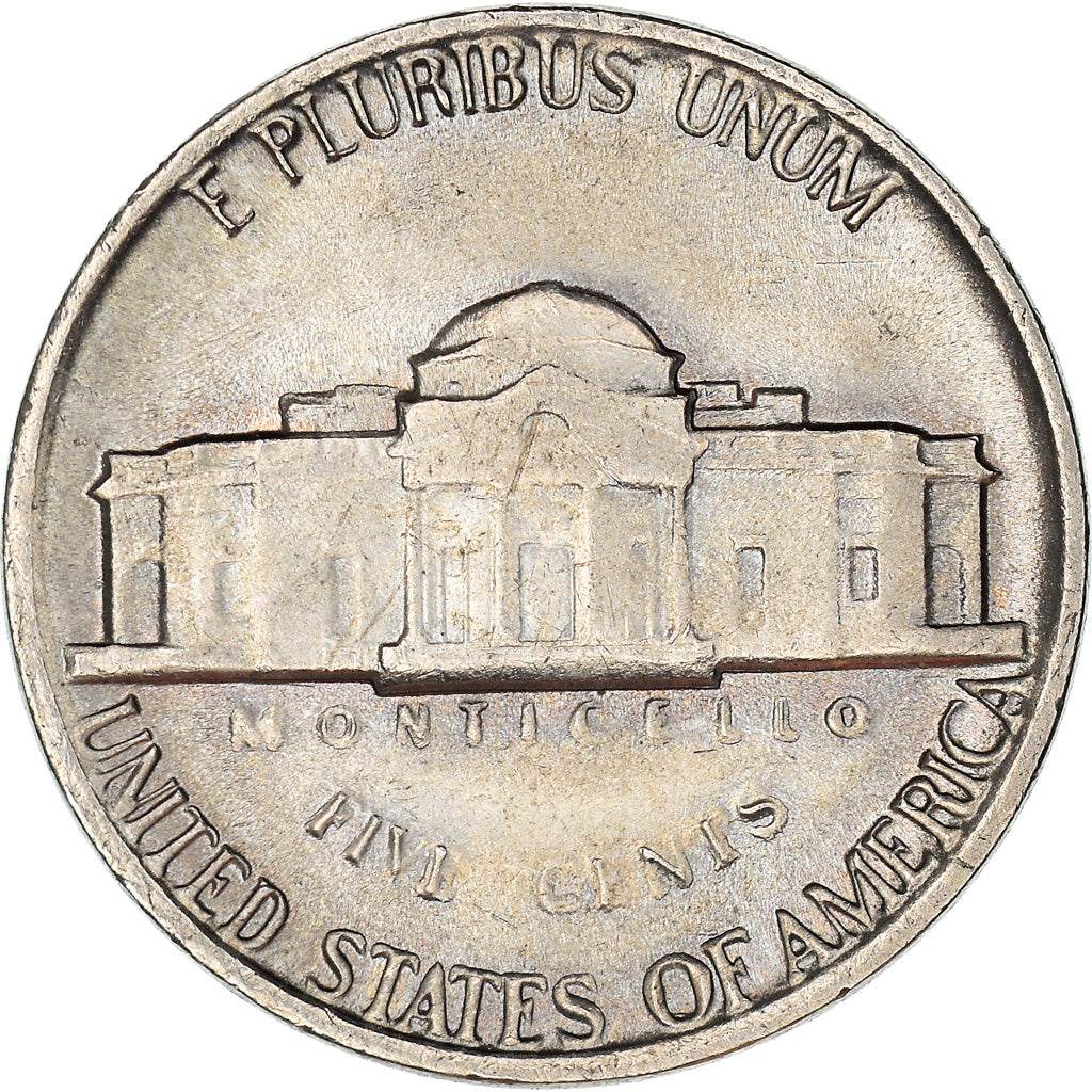 Munten, Verenigde Staten, Jefferson Nickel, 5 Cents, 1981, U.S. Mint