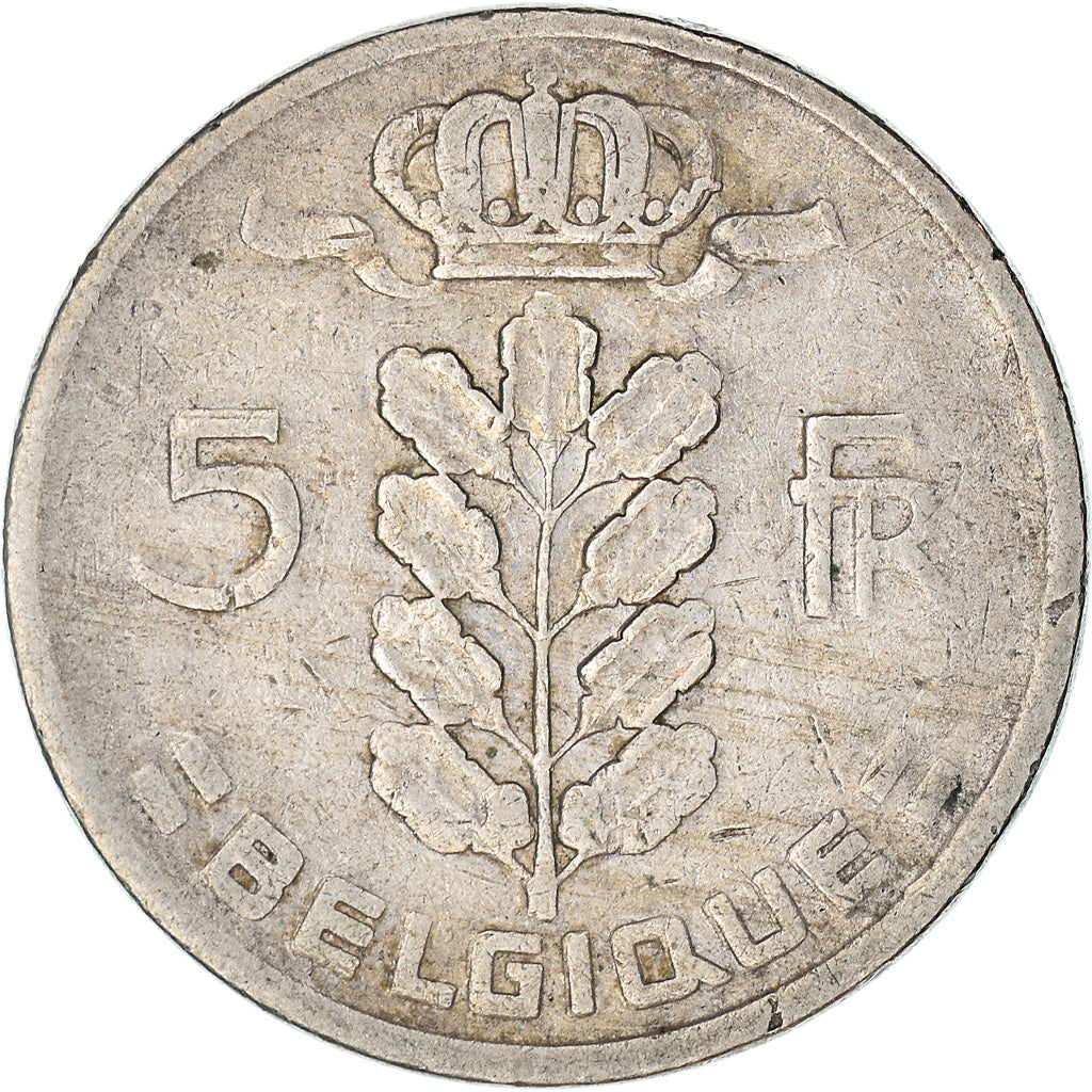 Coin, Belgium, 5 Francs, 5 Frank, 1964, VF(30-35), Copper-nickel, KM:134.1
