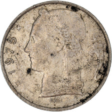 Moneta, Belgio, 5 Francs, 5 Frank, 1975, MB, Rame-nichel, KM:135.1