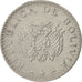 Bolivia, 5 Centavos, 1987, EF(40-45), Stainless Steel, KM:201