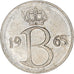Coin, Belgium, 25 Centimes, 1965, Brussels, EF(40-45), Copper-nickel, KM:154.1