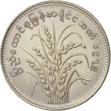 Moneda, Myanmar, Kyat, 1975, EBC+, Cobre - níquel, KM:47