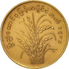 Coin, Myanmar, 10 Pyas, 1983, AU(55-58), Brass, KM:49