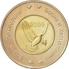 BOSNIA-ERZEGOVINA, 5 Konvertible Marka, 2005, British Royal Mint, SPL, Bi-met...