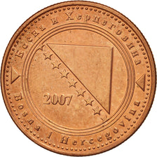 BOSNIA-ERZEGOVINA, 20 Feninga, 2007, BB+, Acciaio placcato rame, KM:116