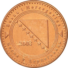 BOSNIA-HERZEGOVINA, 10 Feninga, 2008, AU(55-58), Copper Plated Steel, KM:115