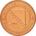 BOSNIA-HERZEGOVINA, 10 Feninga, 2008, AU(55-58), Copper Plated Steel, KM:115