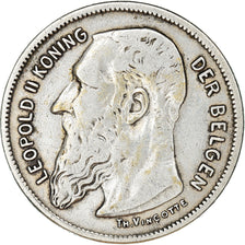 Coin, Belgium, 2 Francs, 2 Frank, 1904, VF(30-35), Silver, KM:59