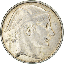 Coin, Belgium, 20 Francs, 20 Frank, 1950, EF(40-45), Silver, KM:140.1