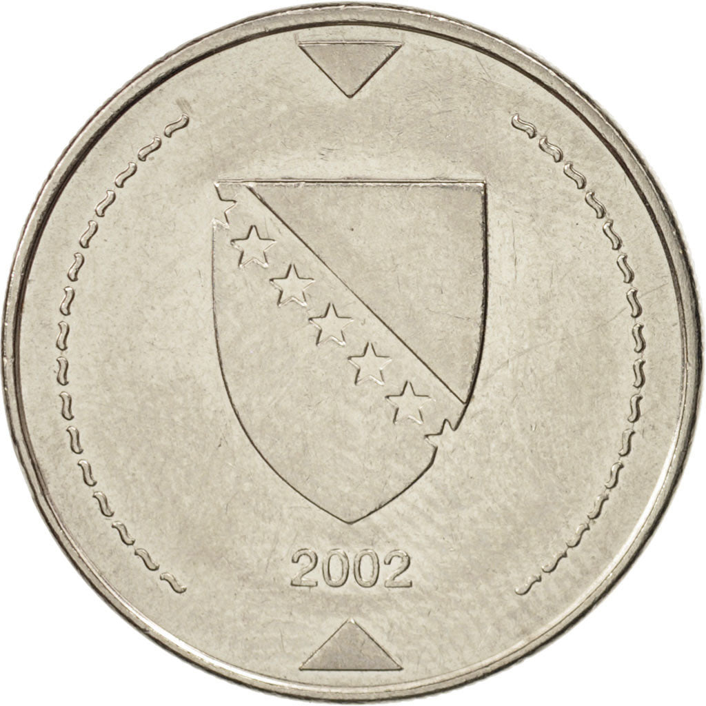 BOSNIA-HERZEGOVINA, Konvertible Marka, 2002, British Royal Mint, EF(40-45)