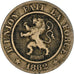 Moeda, Bélgica, Leopold I, 10 Centimes, 1862, VF(20-25), Cobre-níquel, KM:22