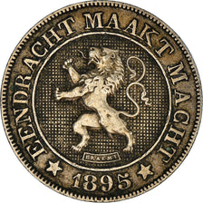 Coin, Belgium, Leopold II, 10 Centimes, 1895, EF(40-45), Copper-nickel, KM:43