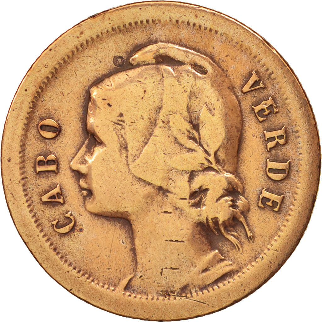 Cape Verde, 10 Centavos, 1930, EF(40-45), Bronze, KM:2