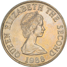 Monnaie, Jersey, Elizabeth II, 10 Pence, 1988, SUP, Cupro-nickel, KM:57.1