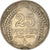 Moneda, ALEMANIA - IMPERIO, Wilhelm II, 25 Pfennig, 1910, Berlin, MBC, Níquel