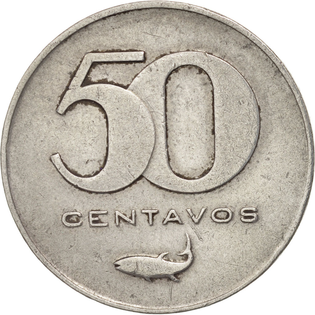 Cape Verde, 50 Centavos, 1977, EF(40-45), Aluminum, KM:16