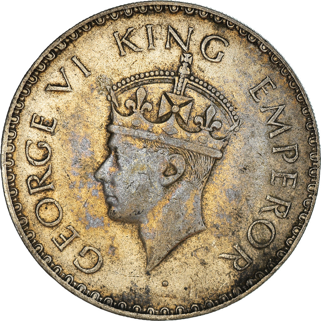 Coin, INDIA-BRITISH, George VI, Rupee, 1940, Mumbai, VF(30-35), Silver, KM:556