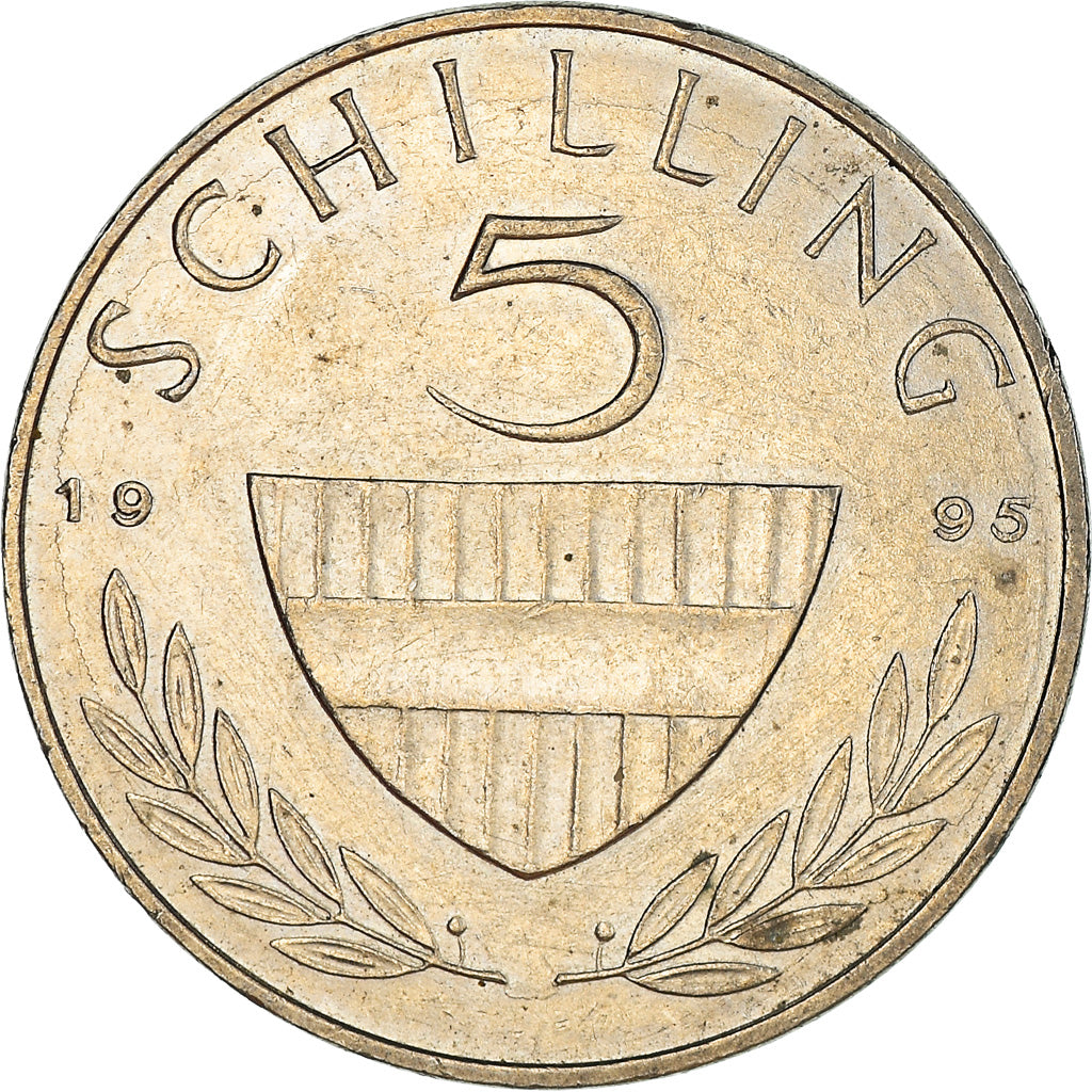 Coin, Austria, 5 Schilling, 1995, EF(40-45), Copper-nickel, KM:2889a