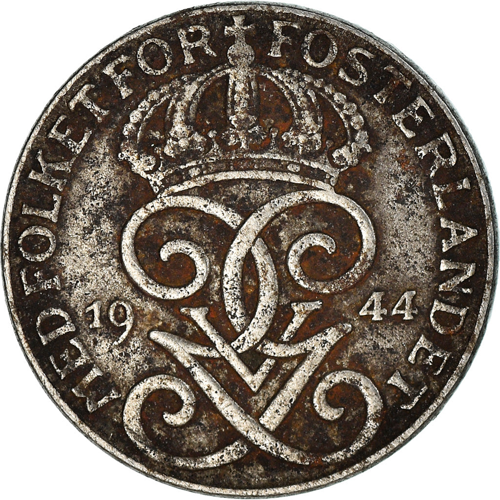 Coin, Sweden, Gustaf V, Ore, 1944, VF(30-35), Iron, KM:810