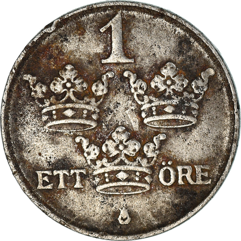 Coin, Sweden, Gustaf V, Ore, 1944, VF(30-35), Iron, KM:810