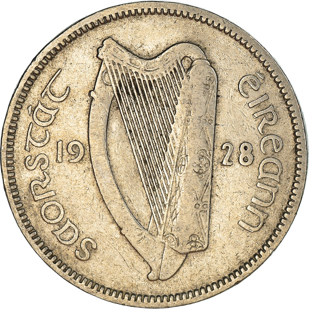 Coin, IRELAND REPUBLIC, 6 Pence, 1928, VF(30-35), Nickel, KM:5
