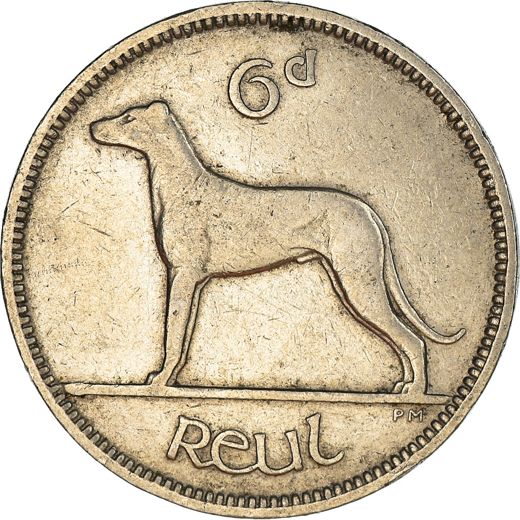 Coin, IRELAND REPUBLIC, 6 Pence, 1928, VF(30-35), Nickel, KM:5