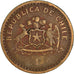 Moneda, Chile, 100 Pesos, 1981, Santiago, BC+, Aluminio - bronce, KM:226.1