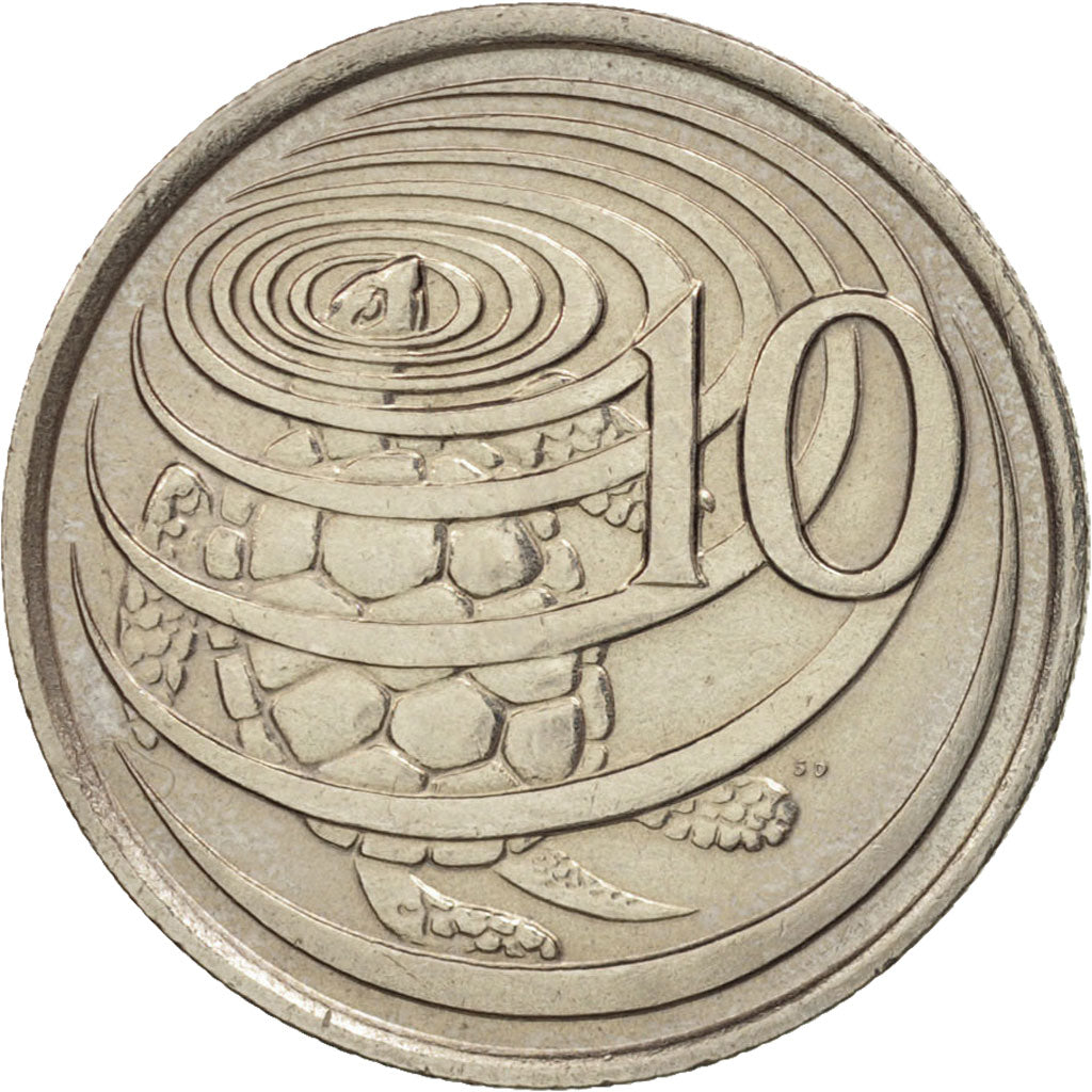 Cayman Islands, Elizabeth II, 10 Cents, 1982, AU(55-58), Copper-nickel, KM:3