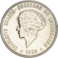 Coin, Luxembourg, Charlotte, 10 Francs, 1929, AU(55-58), Silver, KM:39