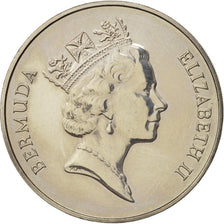 Bermuda, Elizabeth II, Dollar, 1988, AU(55-58), Copper-nickel, KM:55