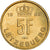 Moneda, Luxemburgo, Jean, 5 Francs, 1989, MBC, Aluminio - bronce, KM:65