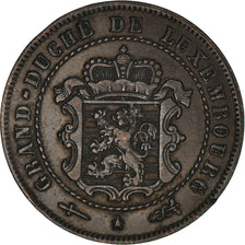Coin, Luxembourg, William III, 2-1/2 Centimes, 1854, Utrecht, EF(40-45), Bronze