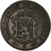 Moneda, Luxemburgo, William III, 2-1/2 Centimes, 1854, Utrecht, MBC, Bronce